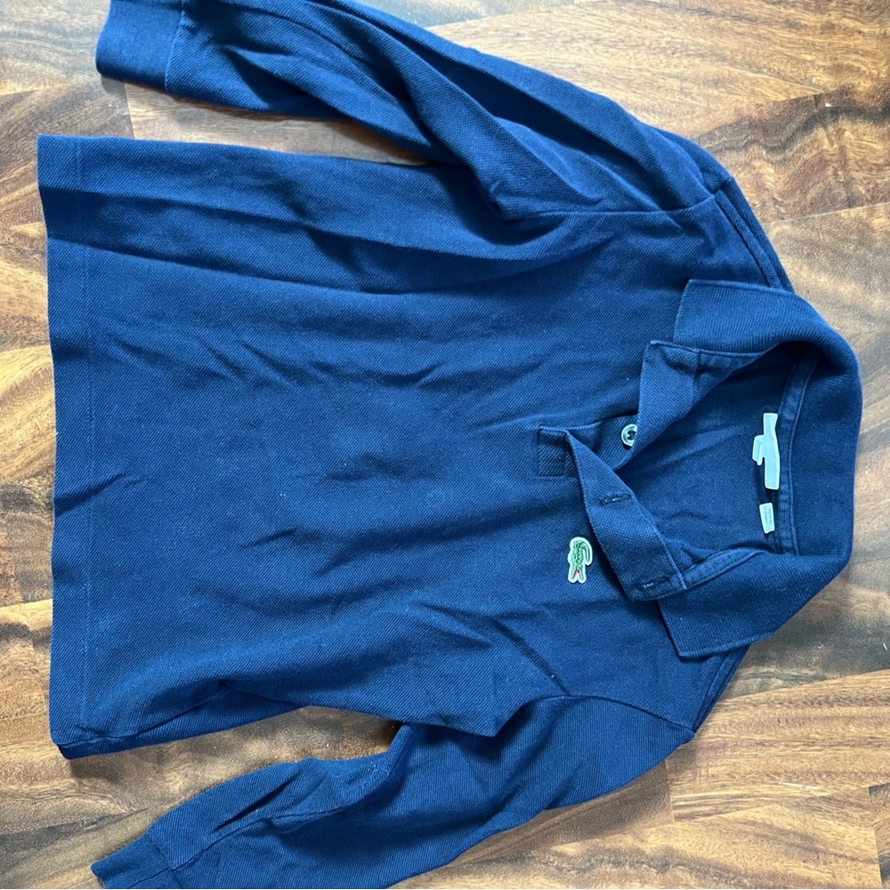 Blue Polo Shirt with Logo